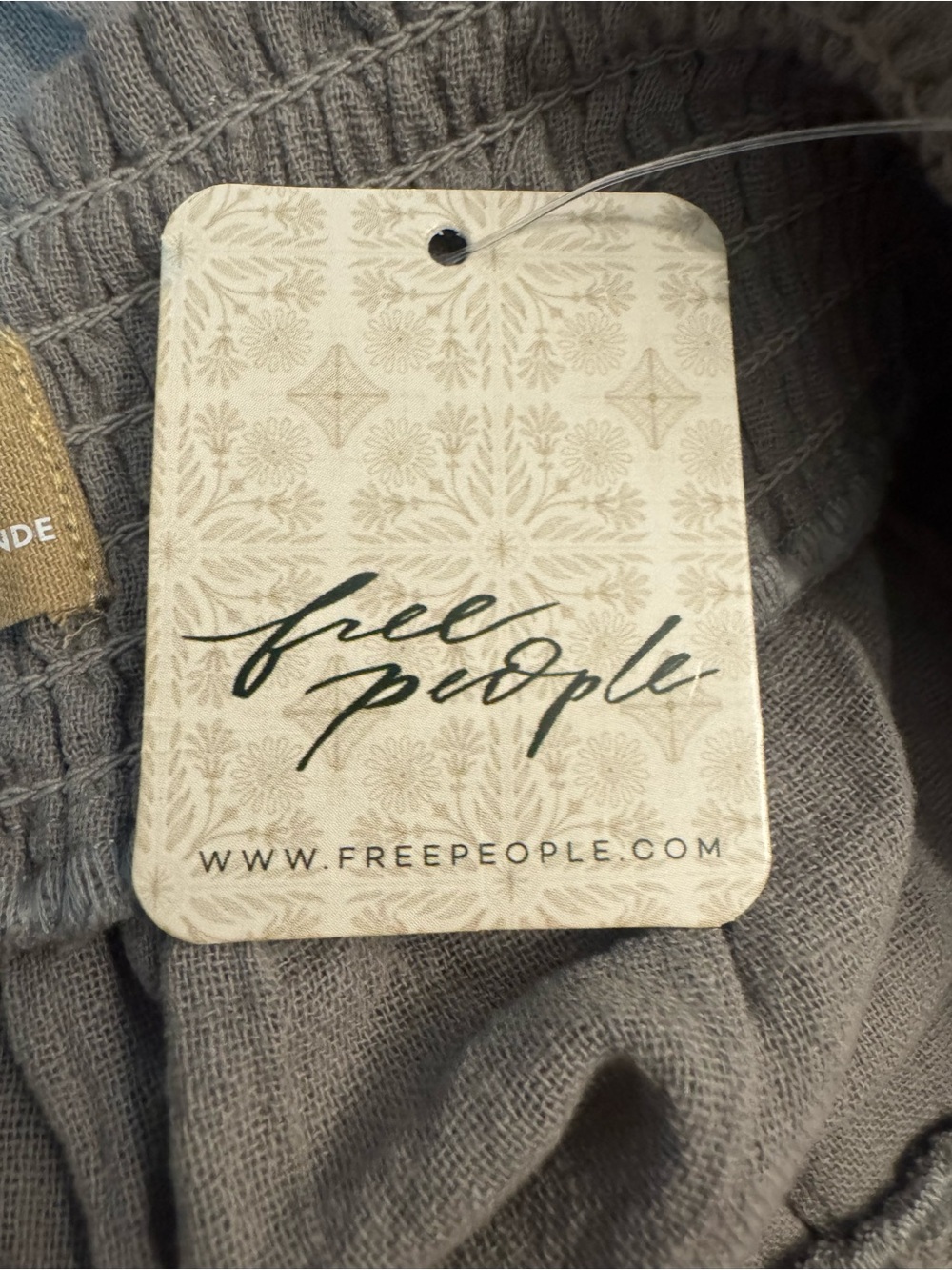 FREE PEOPLE Taye Smocked Cotton Capris - Picture 8 of 14
